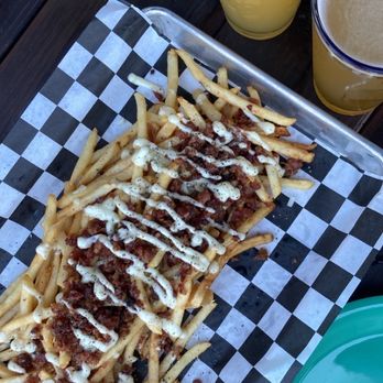 Bangers & Brews Eugene - Bacon/Gorgonzola Fries - German Near Me - Eugene, Oregon