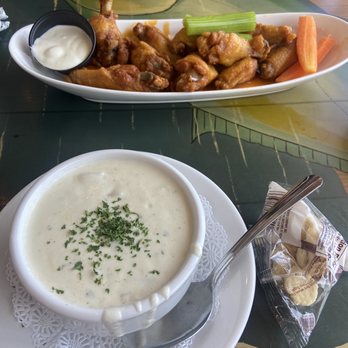 Quarterdeck Restaurants - Clam Chowder Chicken Wings - American Near Me - Davie, Florida