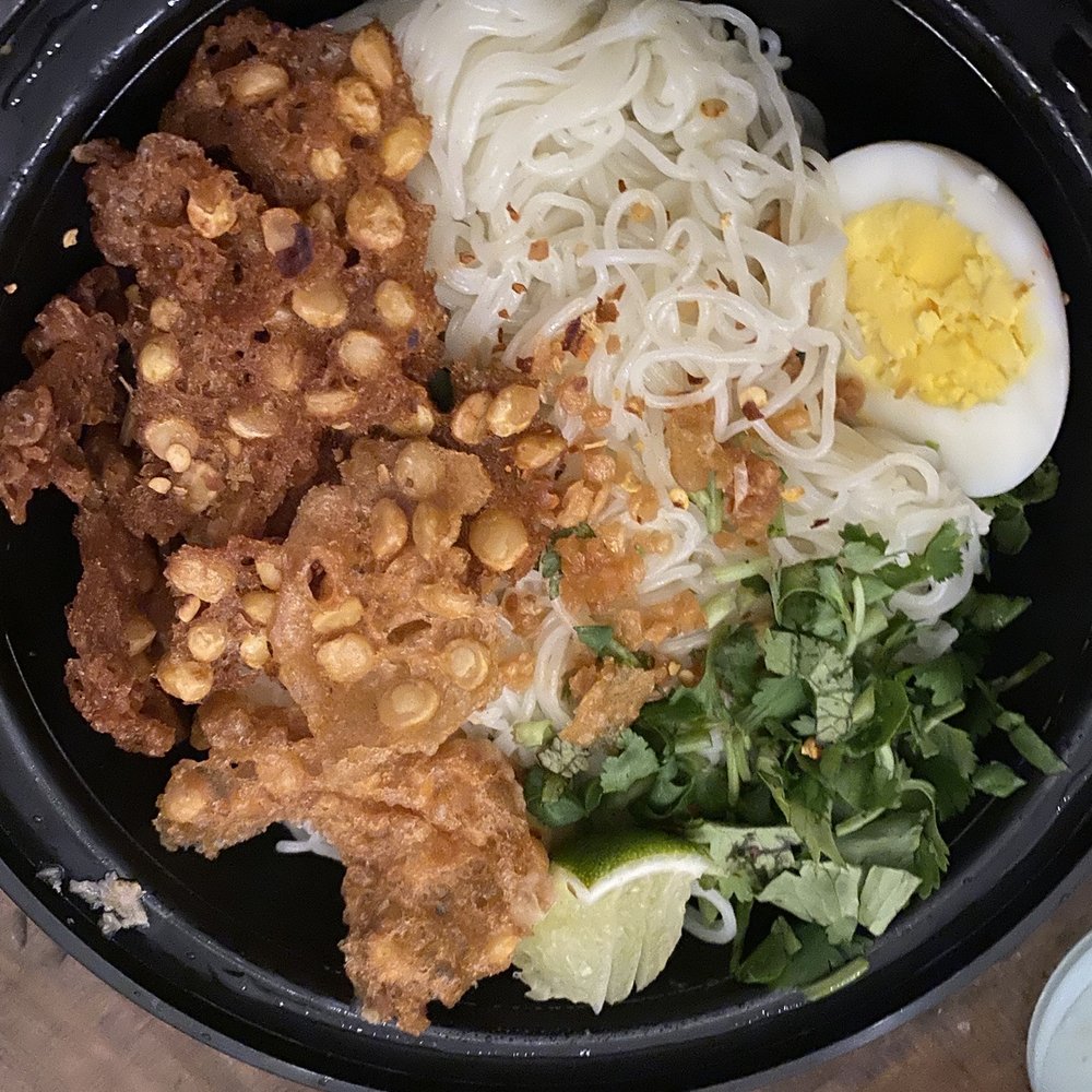 Amayar Kitchen - Mohinga Soup (Not Pictured: Broth to be added) - Burmese Near Me - Maywood, New Jersey Amayar Kitchen - Mohinga Soup (Not Pictured: Broth to be added) - Burmese Near Me - Maywood, New Jersey