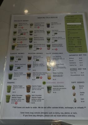 Menu photo 4 Midori Tea House Falls Church, VA Menu photo 4 Midori Tea House Falls Church, VA