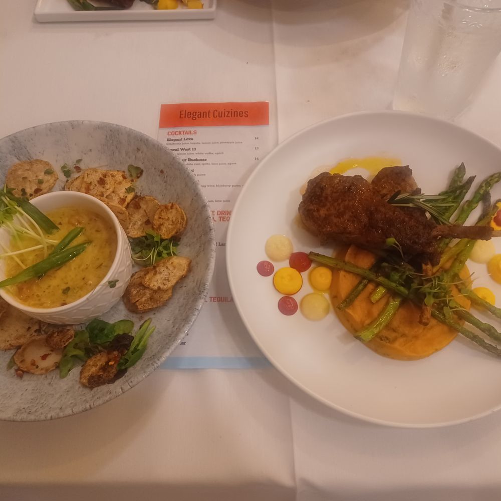 Elegant Cuizines - Lamb Chops w/ asparagus & sweet potato suree
Crab dip w/ Eddoe chips - African Near Me - Richmond, Virginia Elegant Cuizines - Lamb Chops w/ asparagus & sweet potato suree
Crab dip w/ Eddoe chips - African Near Me - Richmond, Virginia