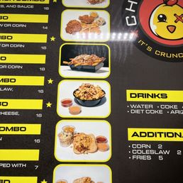 Menu close up Menu close up
