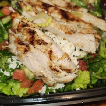 The Big Greek Cafe - Greek salad w/ chicken - Greek Near Me - Columbia, Maryland