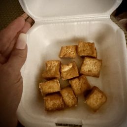 Fried tofu $4; look little bit small