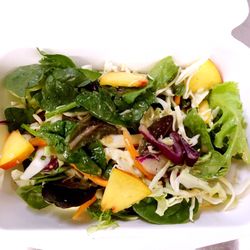 Mulan Dumpling - Seasonal mixed green salad, with maple tahini dressing!