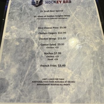Knight Time Hockey Bar - Menu - Sports Bars Near Me - Henderson, Nevada Knight Time Hockey Bar - Menu - Sports Bars Near Me - Henderson, Nevada