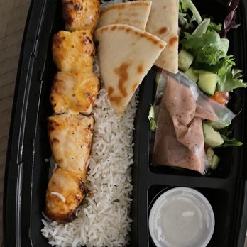 Luna Grill Huntington Beach - Bella Terra - Chicken Kabob Plate - Mediterranean Near Me - Huntington Beach, California Luna Grill Huntington Beach - Bella Terra - Chicken Kabob Plate - Mediterranean Near Me - Huntington Beach, California