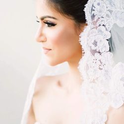 Luxury Makeup Artistry & Photography by Lisa Her - Gorgeous glam bridal makeup on Sheryl at the Ballantyne Hotel