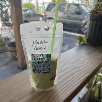787 Coffee - Matcha iced latte with oat milk and vanilla sweetener - Coffee & Tea Near Me - Carolina, Puerto Rico 787 Coffee - Matcha iced latte with oat milk and vanilla sweetener - Coffee & Tea Near Me - Carolina, Puerto Rico
