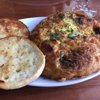 Osteria Rago - Frittata and English muffin. - Italian Near Me - Bloomington, Indiana