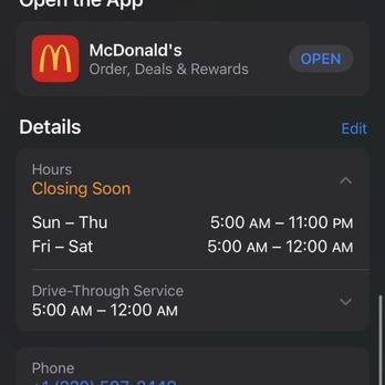 McDonald's - This is the set hours - Fast Food Near Me - Hutchinson, Minnesota McDonald's - This is the set hours - Fast Food Near Me - Hutchinson, Minnesota