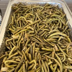 Doshia's At The Bank - Thin green beans