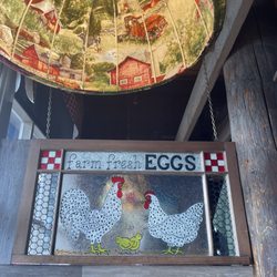Country Cousin - Cute stained glass decoration