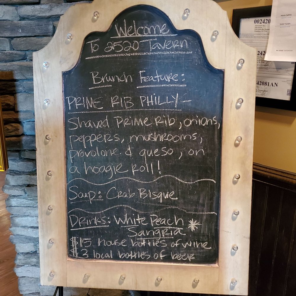 2520 Tavern - Specials - New American Near Me - Clemmons, North Carolina