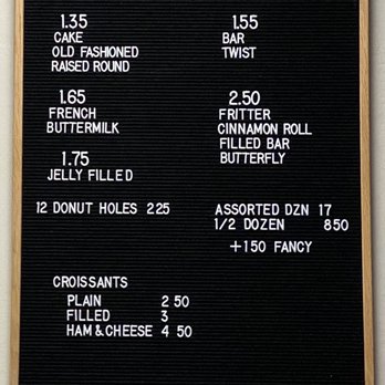 Premium Donuts - Donut/Croissant menu - Donuts Near Me - Sacramento, California