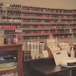 Katie's Nails - Lots of polish choices!