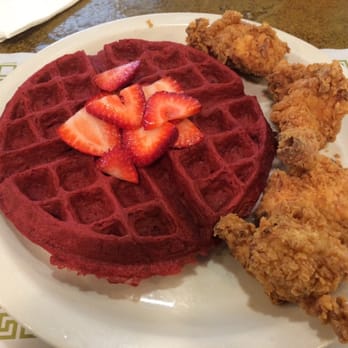 Werner's - Chicken and red velvet waffles - Breakfast & Brunch Near Me - Baltimore, Maryland Werner's - Chicken and red velvet waffles - Breakfast & Brunch Near Me - Baltimore, Maryland