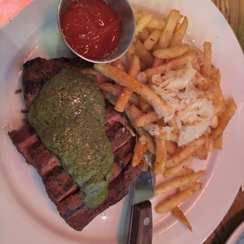 Beach House Restaurant + Bar @ Lovers Point - USDA prime ranch steak & garlic fries with chimichurri - Seafood Near Me - Pacific Grove, California Beach House Restaurant + Bar @ Lovers Point - USDA prime ranch steak & garlic fries with chimichurri - Seafood Near Me - Pacific Grove, California
