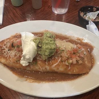 Los Bigotes De Villa - Burrito Ranchero with chicken - Mexican Near Me - Federal Way, Washington