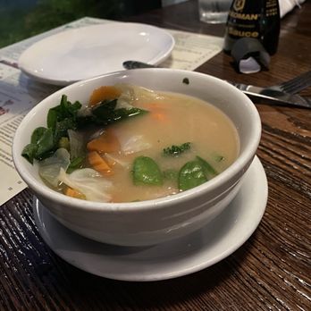 Cilantro Asian Bistro - Davie - Vegetable Miso Soup - Asian Fusion Near Me - Davie, Florida Cilantro Asian Bistro - Davie - Vegetable Miso Soup - Asian Fusion Near Me - Davie, Florida