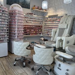 Tip 2 Toes Nails - Nail color section