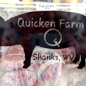 Quicken Farm - Our display at Spring Valley Market - Meat Shops Near Me - Augusta, West Virginia