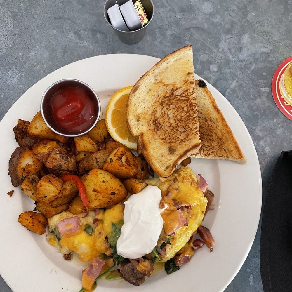 Turn 12 - Alvarado Omelette - American Near Me - Monterey, California Turn 12 - Alvarado Omelette - American Near Me - Monterey, California