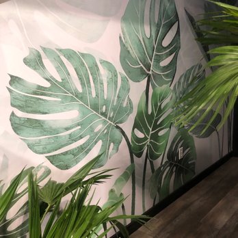 Clover&Booch - a wall mural of tropical leaves - Nurseries & Gardening Near Me - Beaverton, Oregon