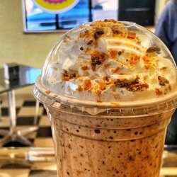 Shingletown Scoops - Try one of our shakes, this is a butterfinger shake