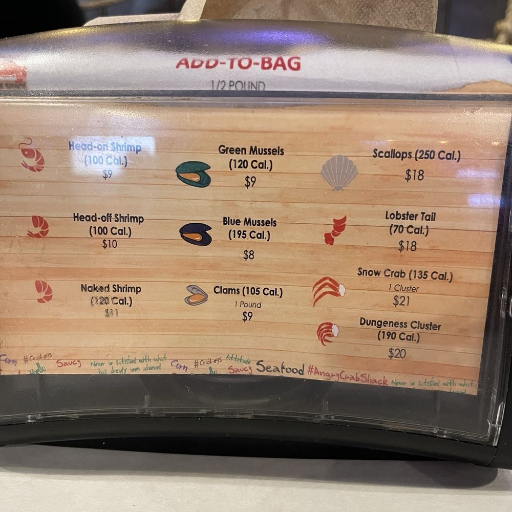 Angry Crab Shack - Menu - Seafood Near Me - Henderson, Nevada Angry Crab Shack - Menu - Seafood Near Me - Henderson, Nevada