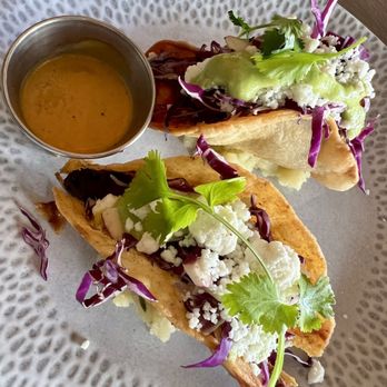 Prospect Gourmand - Lobster and Halibut Ceviche Tostada Brunch - New American Near Me - Beverly Hills, California