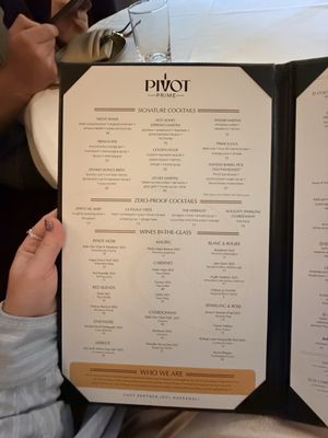 Menu photo 1 Pivot Prime Omaha, NE