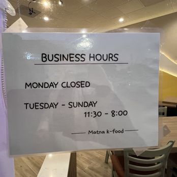 Matna 1631 - Soft opening hours - Korean Near Me - Ventura, California Matna 1631 - Soft opening hours - Korean Near Me - Ventura, California