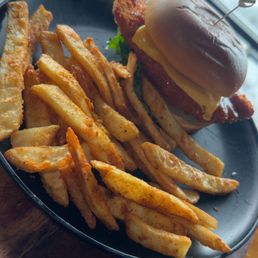 Buffalo chicken burger Buffalo chicken burger