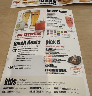 Menu photo 3 Buffalo Wild Wings Aliso Viejo, CA