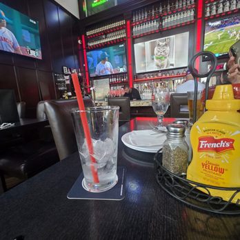 London's Pub & Grill - Dirty water, because my friend asked politely to clean table before ordering - British Near Me - Artesia, California London's Pub & Grill - Dirty water, because my friend asked politely to clean table before ordering - British Near Me - Artesia, California