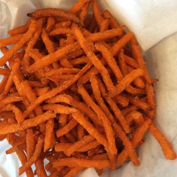 Skip's Kitchen - sweet potato fries,greasy and salty but pretty good! - Burgers Near Me - Carmichael, California Skip's Kitchen - sweet potato fries,greasy and salty but pretty good! - Burgers Near Me - Carmichael, California