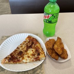 Pizza, Tenders, Drink