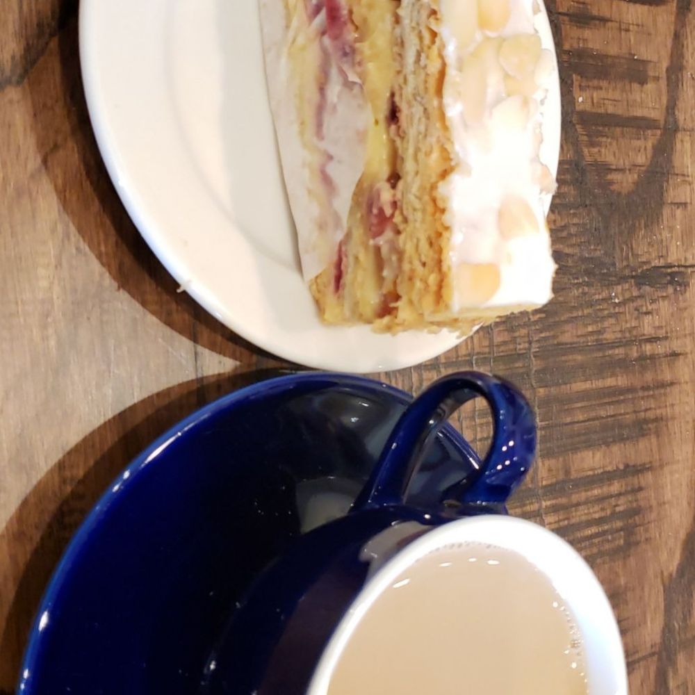 la Madeleine - The coffee and Strawberry Napoleon Hit the spot!! - Breakfast & Brunch Near Me - Spring, Texas la Madeleine - The coffee and Strawberry Napoleon Hit the spot!! - Breakfast & Brunch Near Me - Spring, Texas