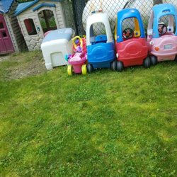 Caitlin's Place Daycare - Large fenced in yard on private street with ample child appropriate toys, sandbox & water sprinkler for hot days!