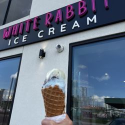 White Rabbit Ice Cream - Melting ice cream but needed a photo lol.