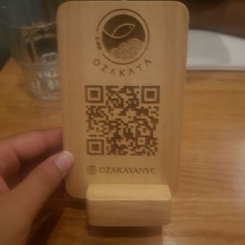 Ozakaya - Wooden QR code - Izakaya Near Me - Brooklyn, New York Ozakaya - Wooden QR code - Izakaya Near Me - Brooklyn, New York