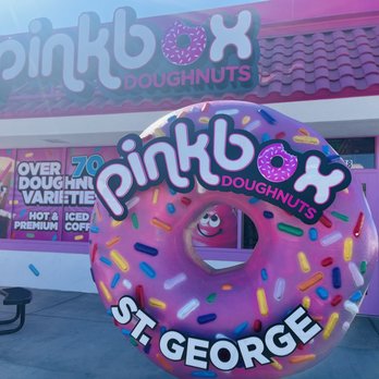 Pinkbox Doughnuts - Front of store - Donuts Near Me - St. George, Utah Pinkbox Doughnuts - Front of store - Donuts Near Me - St. George, Utah