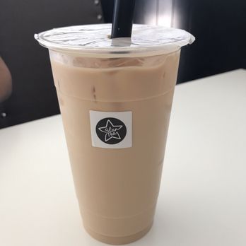 Star Tea - Jasmine milk tea.. A weird off set color - Bubble Tea Near Me - Gilroy, California Star Tea - Jasmine milk tea.. A weird off set color - Bubble Tea Near Me - Gilroy, California