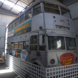 Adelaide Tram Museum - An old double decker bus