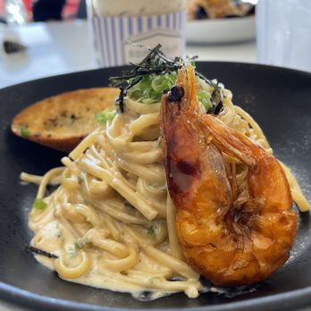 Somethin - Mentaiko Cream Pasta - Korean Near Me - La Mirada, California Somethin - Mentaiko Cream Pasta - Korean Near Me - La Mirada, California
