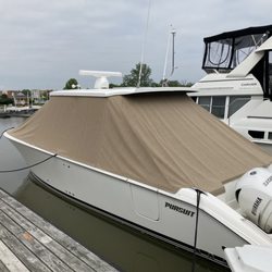Nautical Canvas - Full Sunbrella Cover