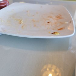 Sunrise Pancake House - This shows I liked the food so much I ate everything It was a veggie omelet and homest hashbrowns Good service. 5 out of 5.