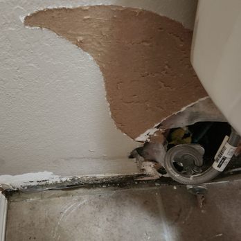 Hudgins Plumbing - Sheetrock was ripped tearing off paint and texture. - Plumbing Near Me - Bristow, Oklahoma Hudgins Plumbing - Sheetrock was ripped tearing off paint and texture. - Plumbing Near Me - Bristow, Oklahoma