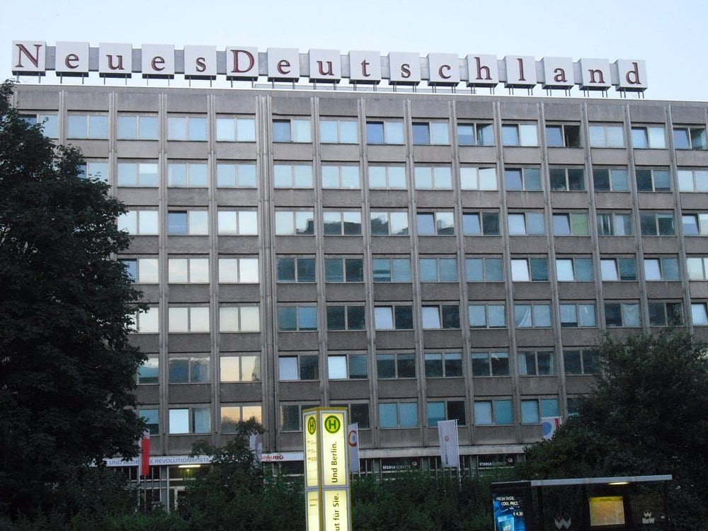TAGESZEITUNG NEUES DEUTSCHLAND Updated July 2024 FranzMehringPlatz 1, Berlin, Germany